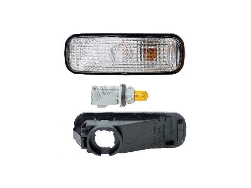Semnalizare laterala Honda Civic Liftback 5 usi UE 01.95-12.96, Civic Hatchback/Sedan 3 usi JP 10.95-12.98/01.99-07.01, Crv 10.95-12.01, Hr-V 03.99-12.02, Legend 01.91-01.96, Prelude 01.92-08.96/10.96-12.01; fata, dreapta, fara soclu bec, alb, tuning