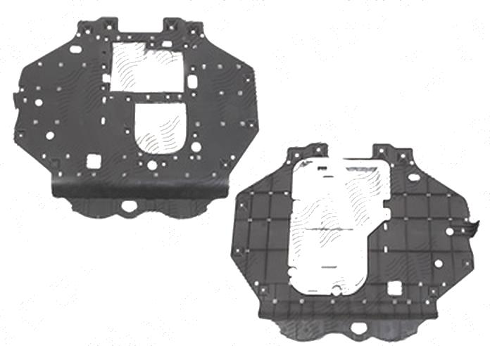 Scut motor Honda Hr-V (Ru), 08.2015-, fata, polipropilena (PP) si fibra sticla (LGF30) cu intaritura aluminiu (ALM)