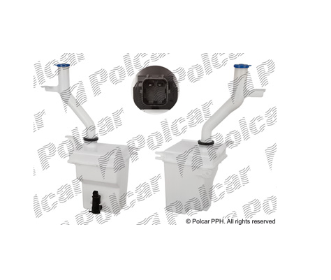 Rezervor spalator parbriz Hyundai Accent (Mc), 09.2006-01.2010, SEDAN, cu capac, cu pompa sprit parbriz