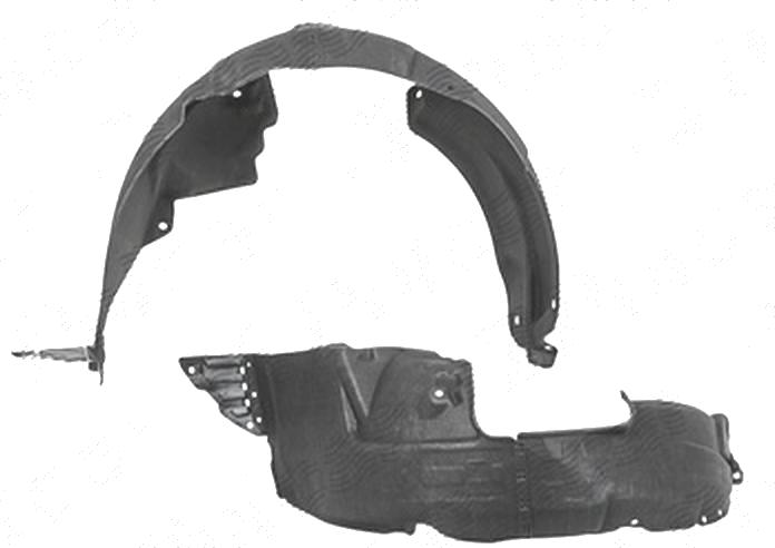 Carenaj aripa interioara, aparatori noroi Kia Soul (Am), 09.2011-07.2013, fata, Dreapta, PET