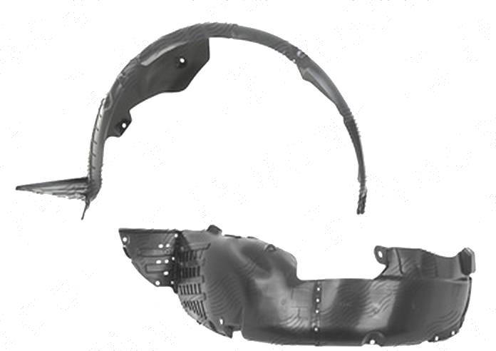 Carenaj aripa interioara, aparatori noroi Kia Soul (Am), 07.2013-2014, fata, Stanga, polipropilena (PP/PPE)