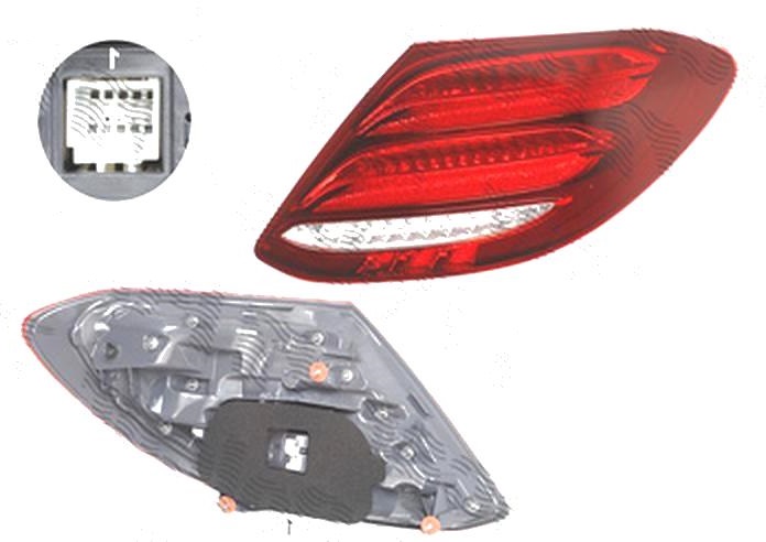 Stop spate lampa Mercedes Clasa E (W213), 03.2016-, spate, Dreapta, LED, AL (Automotive Lighting)