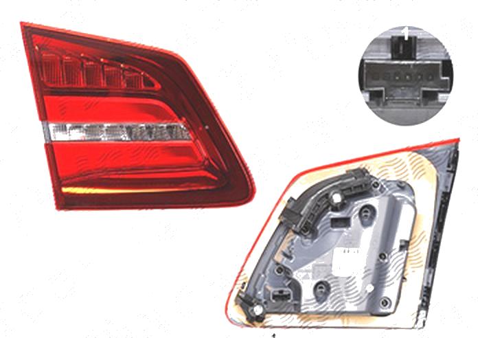 Stop spate lampa Mercedes Clasa Gls (X166), 11.2015-, spate, Stanga, partea interioara; LED, AL (Automotive Lighting)