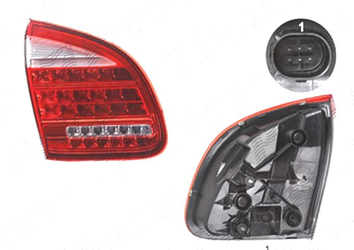 Stop spate lampa Porsche Cayenne (92a), 04.2010-12.2014, spate, Stanga, partea interioara; LED, DEPO