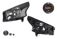 Far Fiat Talento, 06.2016-, fata, Stanga, cu daytime running light; H4+PY21W+W21/5W; electric; fara motoras, DEPO