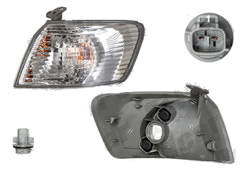 Lampa semnalizare fata Toyota Camry (Sxv20/Mcv20), 01.1999-11.2001, fata, Stanga, alb; cu suport becuri, DEPO