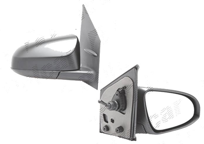 Oglinda exterioara Toyota Aygo, 06.2014-; Citroen C1, 06.2014-; Peugeot 108, 06.2014-, Dreapta, reglare manuala; grunduita; geam convex; cromat, View Max