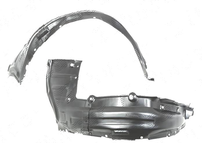 Carenaj aripa interioara, aparatori noroi Toyota Tundra/Sequoia, 01.2007-, fata, Stanga, polietilena (PE)