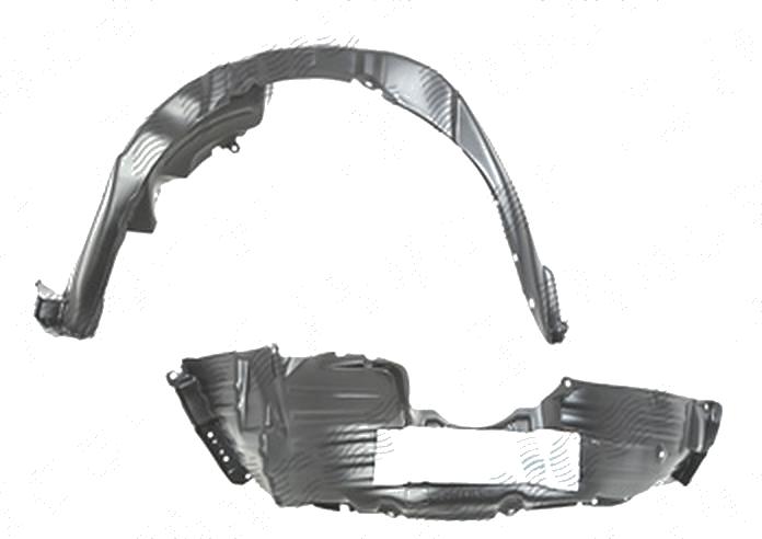 Carenaj aripa interioara, aparatori noroi Toyota Sienna, 2011-2014, fata, Stanga, SE, polipropilena + polietilena; cu spuma antizgomot