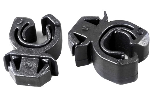 Clips tija capota fata Opel Omega A, 09.86-12.1993, Omega B, 1994-04.2003, Vectra A, 88-95, Calibra, 10.1989-07.1997, Corsa/Combo B, 01.1993-10.2001, Tigra, 10.1994-12.2001, fixare capota, 2 buc