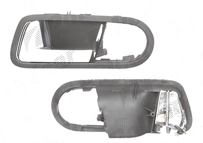 Maner usa interior Ford Galaxy, 1995-2010, Vw Sharan (7m), 05.1995-2010, Seat Alhambra (7v8/7v9), 04.1996-06.2010, fata, Stanga, negru; cu tija cromata