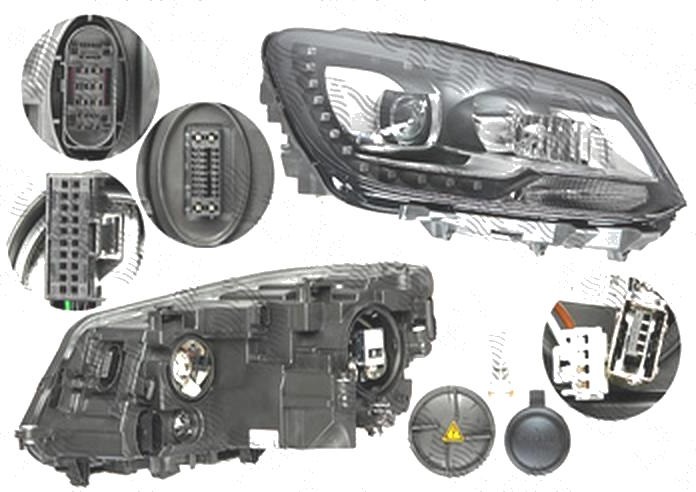 Far Volkswagen Touran (1t3), 07.2010-08.2015, fata, Dreapta, cu lumini de curbe; xenon; D3S; electric; fara motoras;