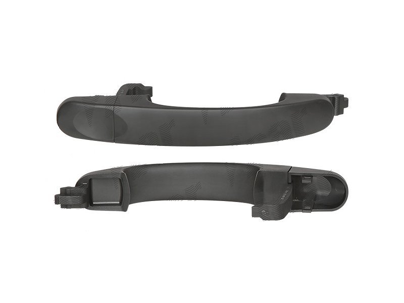 Maner usa exterioara Volkswagen Caddy Iii/Life (2k), 03.2004-06.2015; Transporter/Multivan (T5), 04.2003-2015, negru / grunduit; fara gauri pentru insertie inchizator; pentru usa culisanta