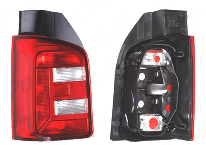 Stop spate lampa Volkswagen Transporter/Multivan (T6), 04.2015-, spate, Stanga, 2 usi spate, P21/4W+W16W+W5W+WY16W; fara suport bec, DEPO