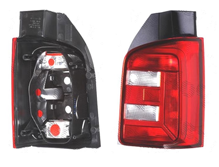 Stop spate lampa Volkswagen Transporter/Multivan (T6), 04.2015-, spate, Dreapta, 2 usi spate, P21/4W+W16W+W5W+WY16W; fara suport bec, DEPO