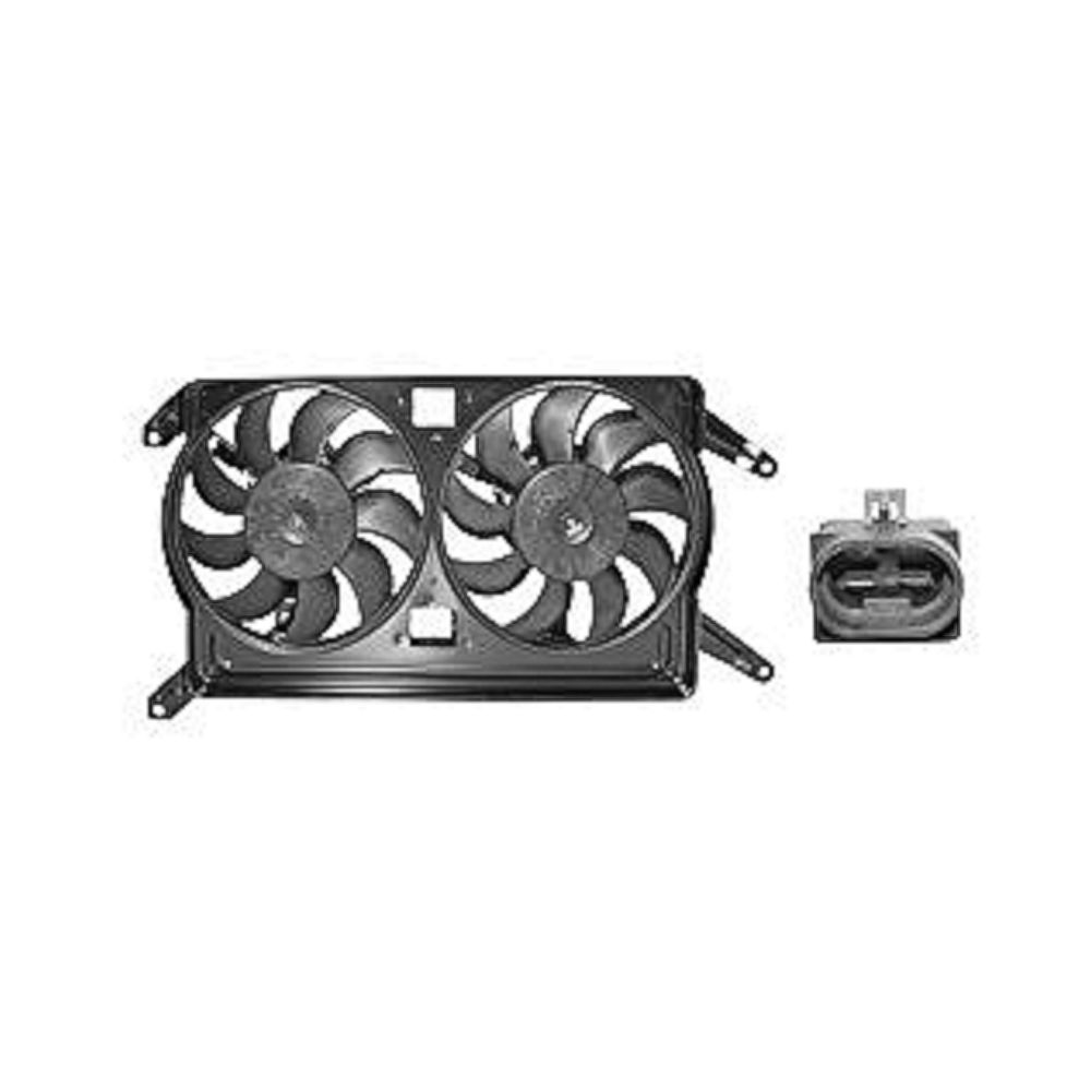 GMV radiator electroventilator Alfa Romeo 147, 2000-2010, 164, 1987-1997, Gt, 2004-2010, 156 (932) 1997-2005, Benzina/Diesel, 2x315W;2x280mm , Aftermarket