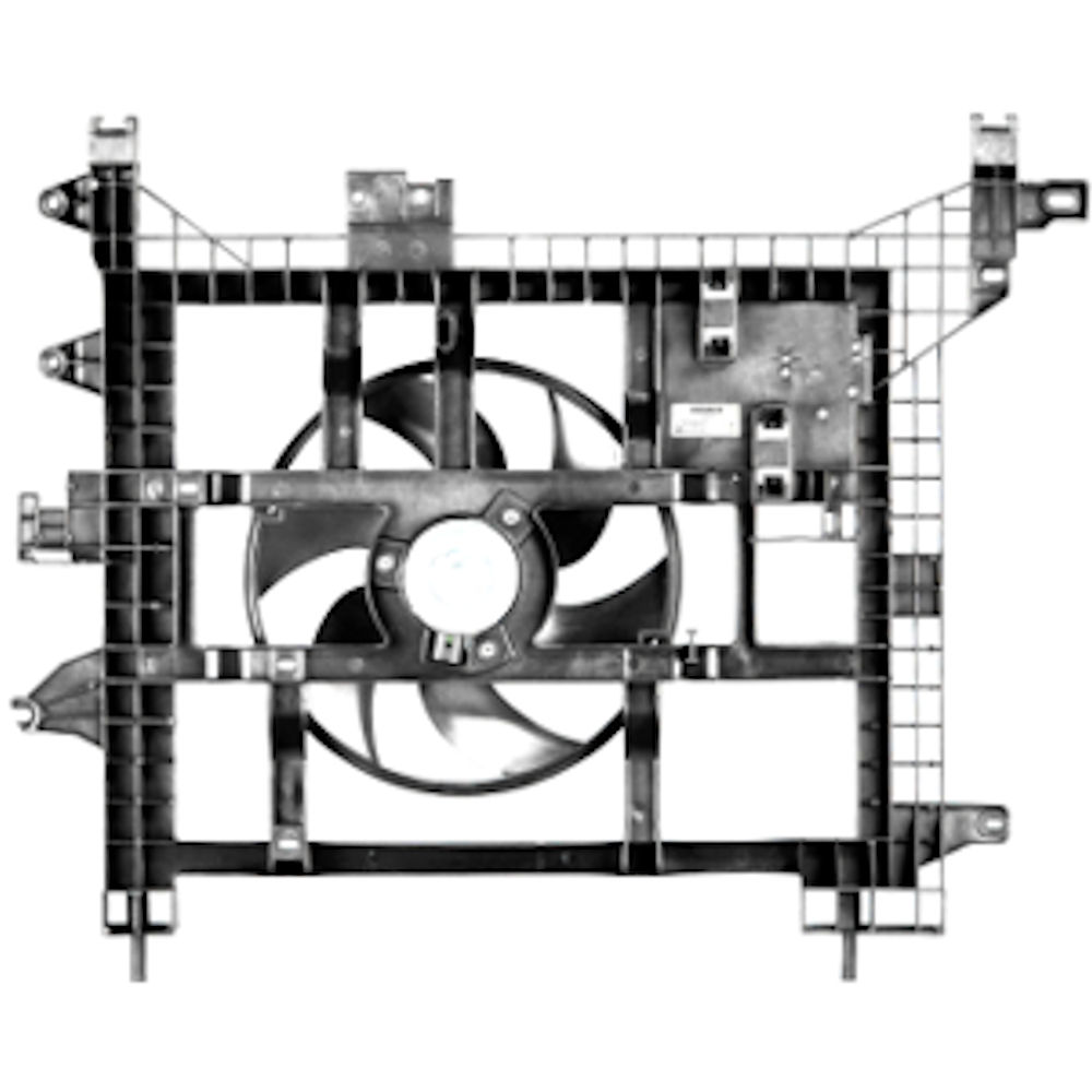 GMV radiator electroventilator Dacia Duster, 2010-, Motorizare 1, 5 Dci 62/79/81kw Euro 4 4x2; 1, 6 16v 77kw E4 Diesel/Benzina, tip climatizare Fara AC, dimensiune 300mm, cu 2pini, fara pre-rezistormm, Aftermarket