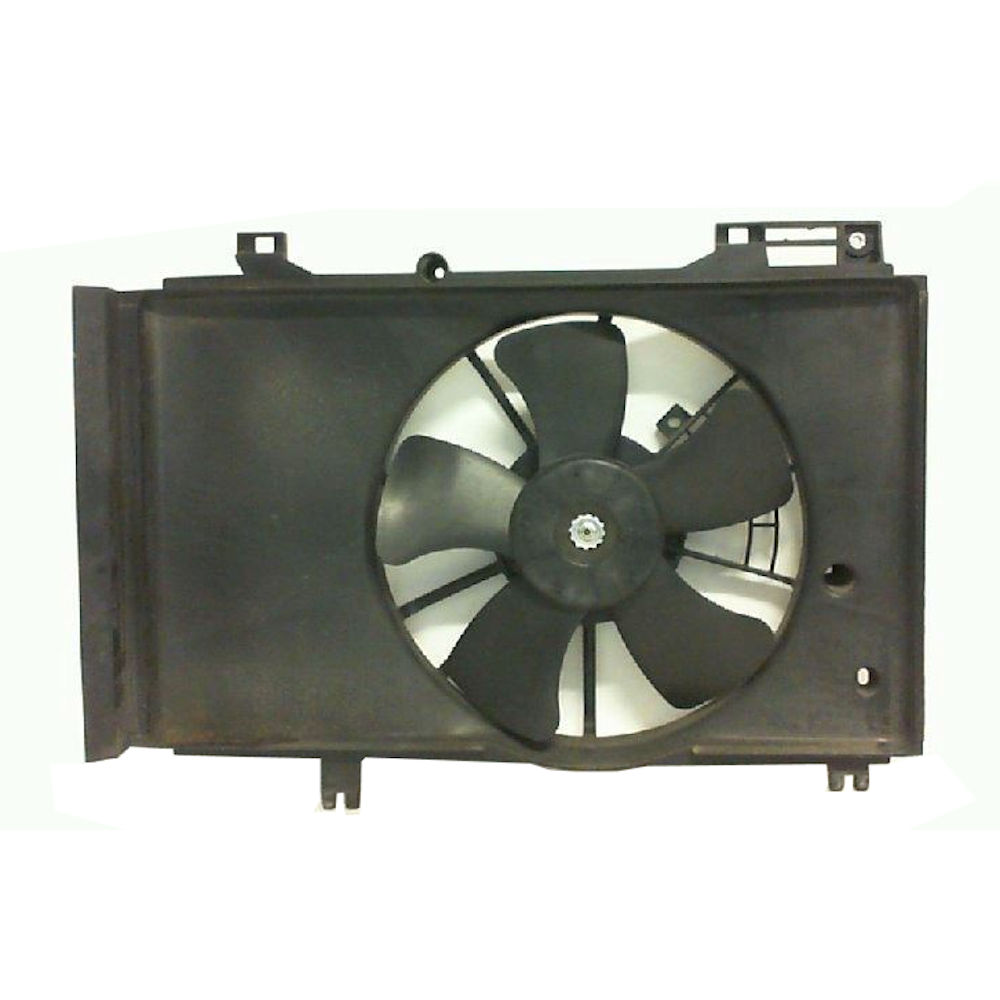 GMV radiator electroventilator Mazda 2 (De), 07.2007-2014, Motorizare 1, 3 55/63kw; 1, 5 76kw Benzina, dimensiune 320mm, cu 4 pini, fara rezistormm, Aftermarket