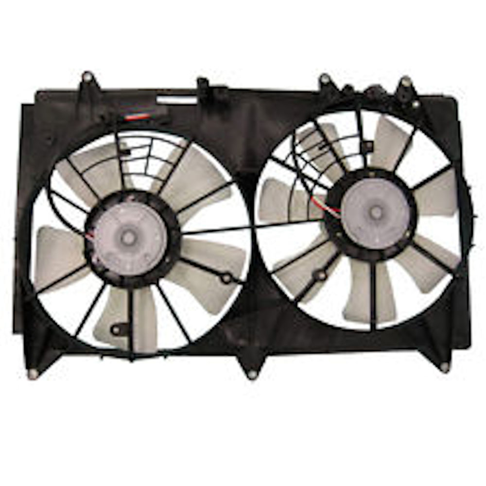 GMV radiator electroventilator Mazda Cx-7 (Er), 2006-2012, Motorizare 2, 3 T 175/182/191kw Benzina, dimensiune 360/360mm, 3+3 pini, cu 2 moduli control mm, Aftermarket