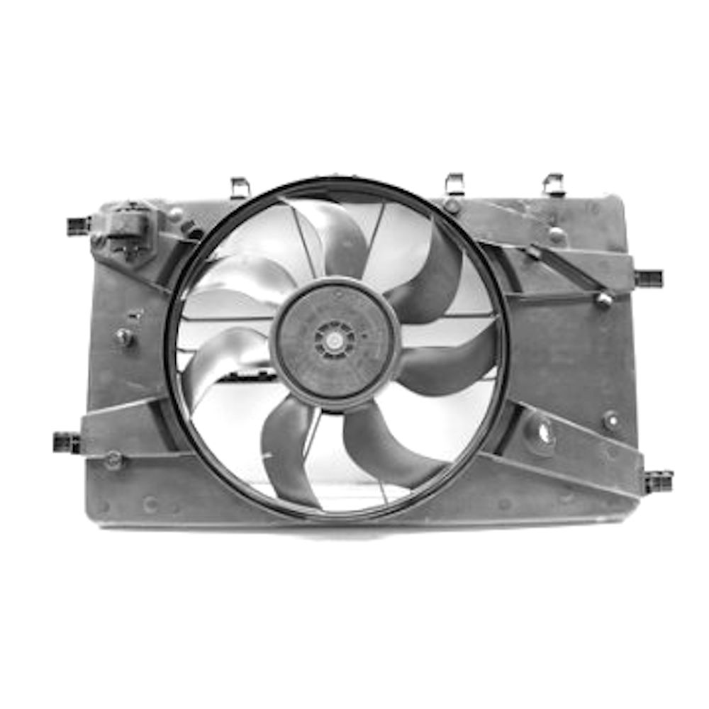 GMV radiator electroventilator Opel Astra J, 10.2009-2017 1,6 Turbo 132kw; 1,7 Cdti 92/96kw; 2,0 Cdti 118/121kw, Model Gtc (1,7 Cdti 96kw), Model Opc (2,0 T 206kw); Diesel/Benzina, 400mm , cu 4 pini, cu rezistor, Aftermarket