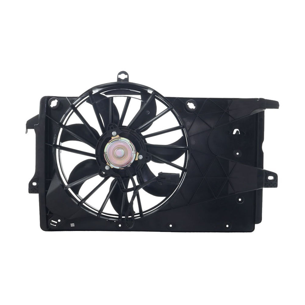 GMV radiator electroventilator Opel Meriva (X03), 07.2003-05.2010, Motorizare 1, 4 64/66kw; 1, 6 64/74/77kw; 1, 8 92kw Benzina, tip climatizare Fara AC, dimensiune 140W/360mm, cu 2 pini, plastic, Aftermarket