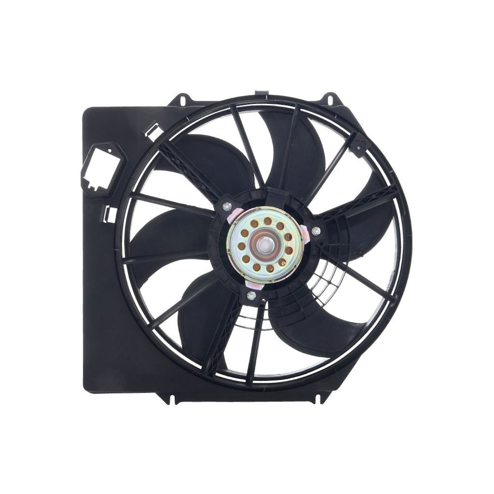 GMV radiator electroventilator Renault Clio, 1998-05.2005 Motorizare 1, 2 44kw; 1, 4 55kw; 1, 6 66kw; 2, 0 16v Sport 124kw, Renault Kangoo, 1997-2003 Motor 1, 2 43kw; 1, 4 55kw; 1, 6 66kw Benzina, tip climatizare cu AC, cutie Manuala, dimensiune 320W/380m