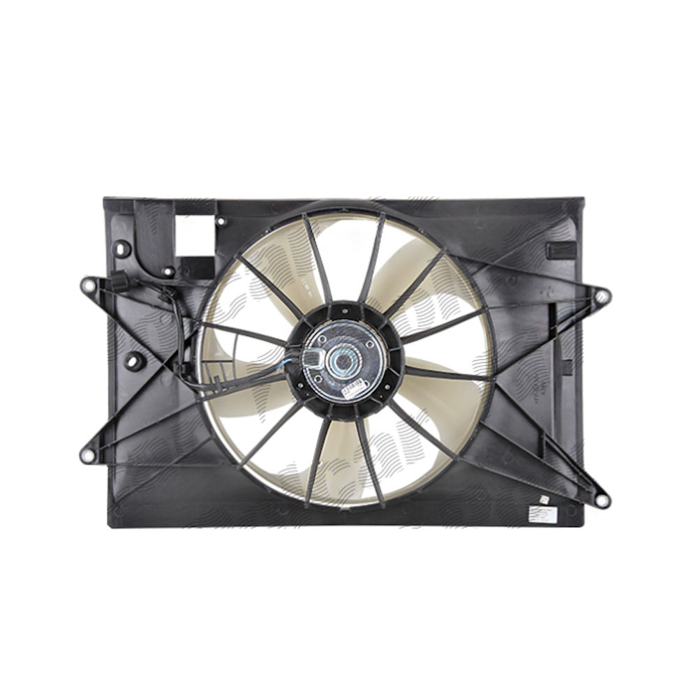 GMV radiator electroventilator Toyota Corolla (E14/E15), 2007-2013, Motorizare 1, 6 91kw; 1, 8 97kw Benzina, dimensiune 375mm, fara rezistormm, Aftermarket