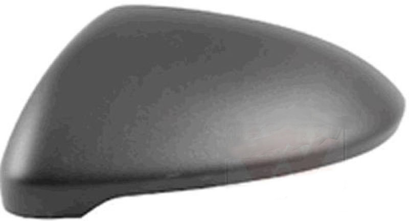 Carcasa oglinda exterioara Vw Golf Sportsvan, 02.2014-, Vw Golf 7 (5k), 10.2012-, Vw Touran (5t), 05.2015-, partea Stanga, culoare sticla, cu carcasa neagra, 5G0857537B9B9