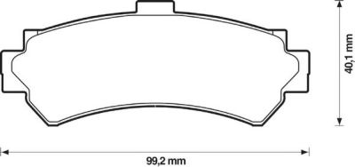 Placute frana spate Nissan Almera 1 (N15), 07.1995-07.2000, marca SRLine S70-1367