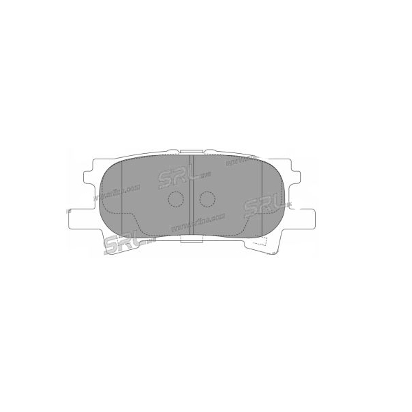 Placute frana Lexus Rx (Mhu3, Gsu3, Mcu3) SRLine parte montare : Punte spate