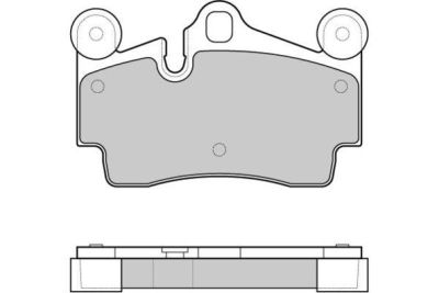 Placute frana Audi Q7 (4l); Porsche Cayenne (9pa, 955); Vw Touareg (7L) SRLine parte montare : Punte spate