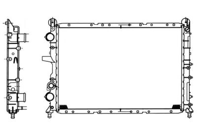 Radiator racire motor Alfa Romeo 145 (930), 146 (930), 155 (167); Fiat Coupe (Fa/175), Tempra (159), Tipo (160); Lancia Dedra (835), Delta 2 (836)