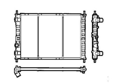 Radiator racire motor Fiat Brava (182), Bravo 1 (182), Marea (185), Multipla (186)