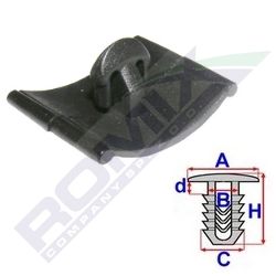 Clips fixare izolatie capota Aftermarket 3070225