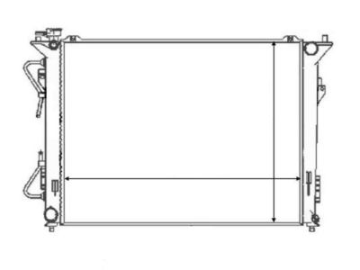 Radiator racire motor Hyundai Grandeur (Tg), Sonata 5 (Nf); Kia Magentis (Mg)