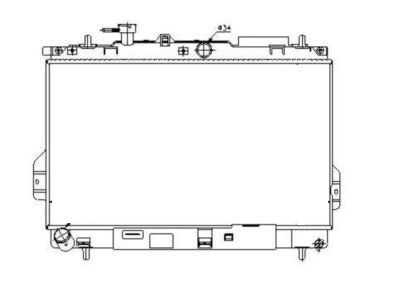 Radiator racire motor Hyundai Matrix (Fc)