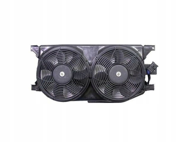 GMV radiator electroventilator Mercedes Clasa M (W163), 1998-2005 Ml350 (3,7 18v 173/180kw): Ml320 (3,2 18v 160kw): Ml230 (2,3 16v 110kw): Benzina, M/A, cu AC, 280mm, 100/60W, cu 4 pini, plastic, Aftermarket