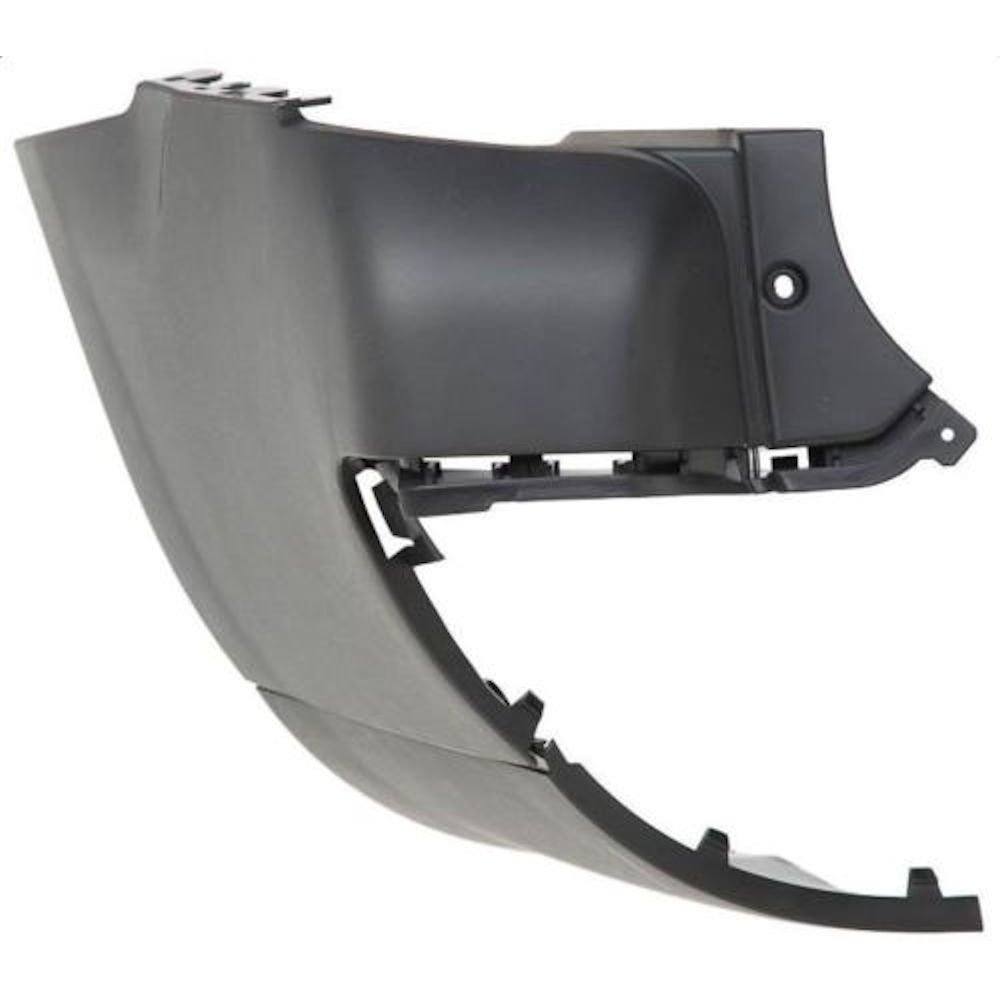 Flasc bara spate Citroen Berlingo, 02.2008-06.2012, Peugeot Partner 03.2008-06.2012, parte montare stanga, colt, parte inferioara, negru, pentru sasiu lung cu 2 usi, 235297-4, Aftermarket