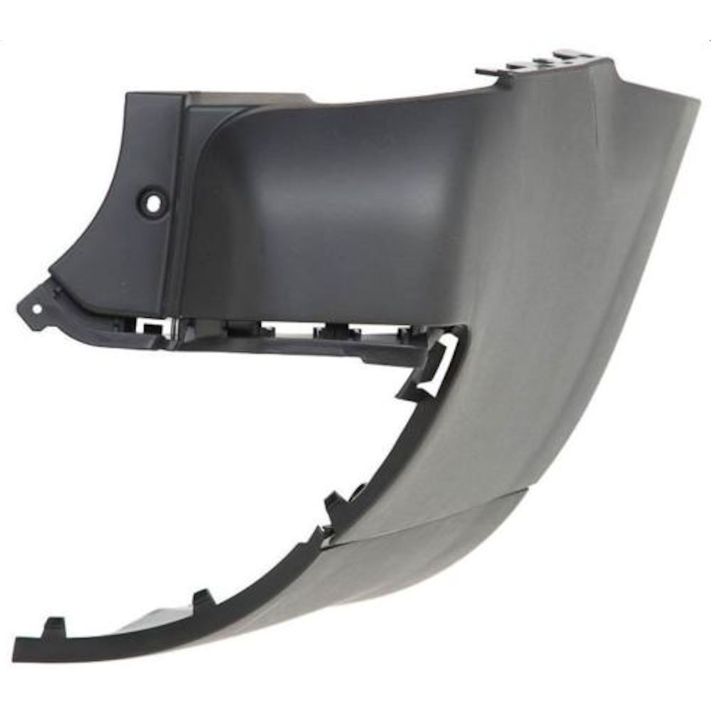 Flasc bara spate Citroen Berlingo, 02.2008-06.2012, Peugeot Partner 03.2008-06.2012, parte montare dreapta, colt, parte inferioara, negru, pentru sasiu lung cu 2 usi, 235298-4, Aftermarket