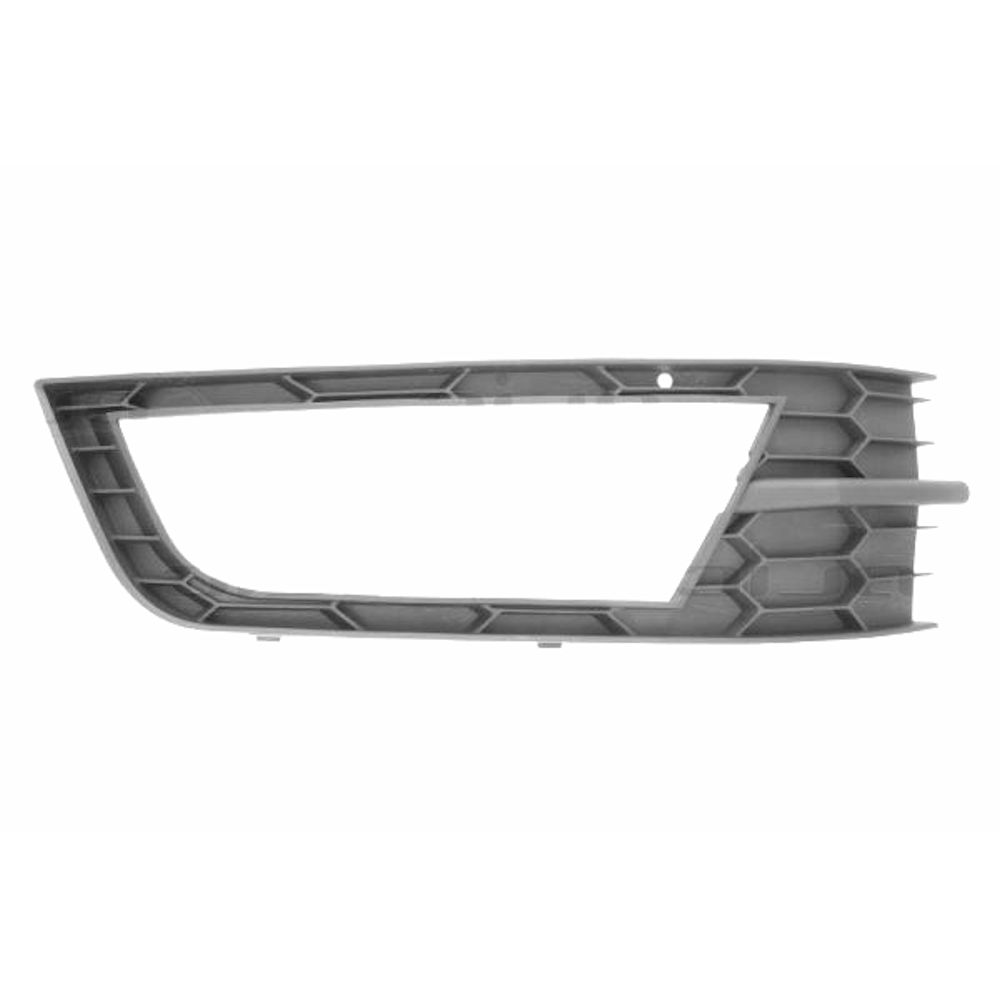 Grila bara fata Skoda Octavia (5e), 01.2013-05.2017, parte montare partea dreapta, cu gaura proiector, 69C127-2, Aftermarket