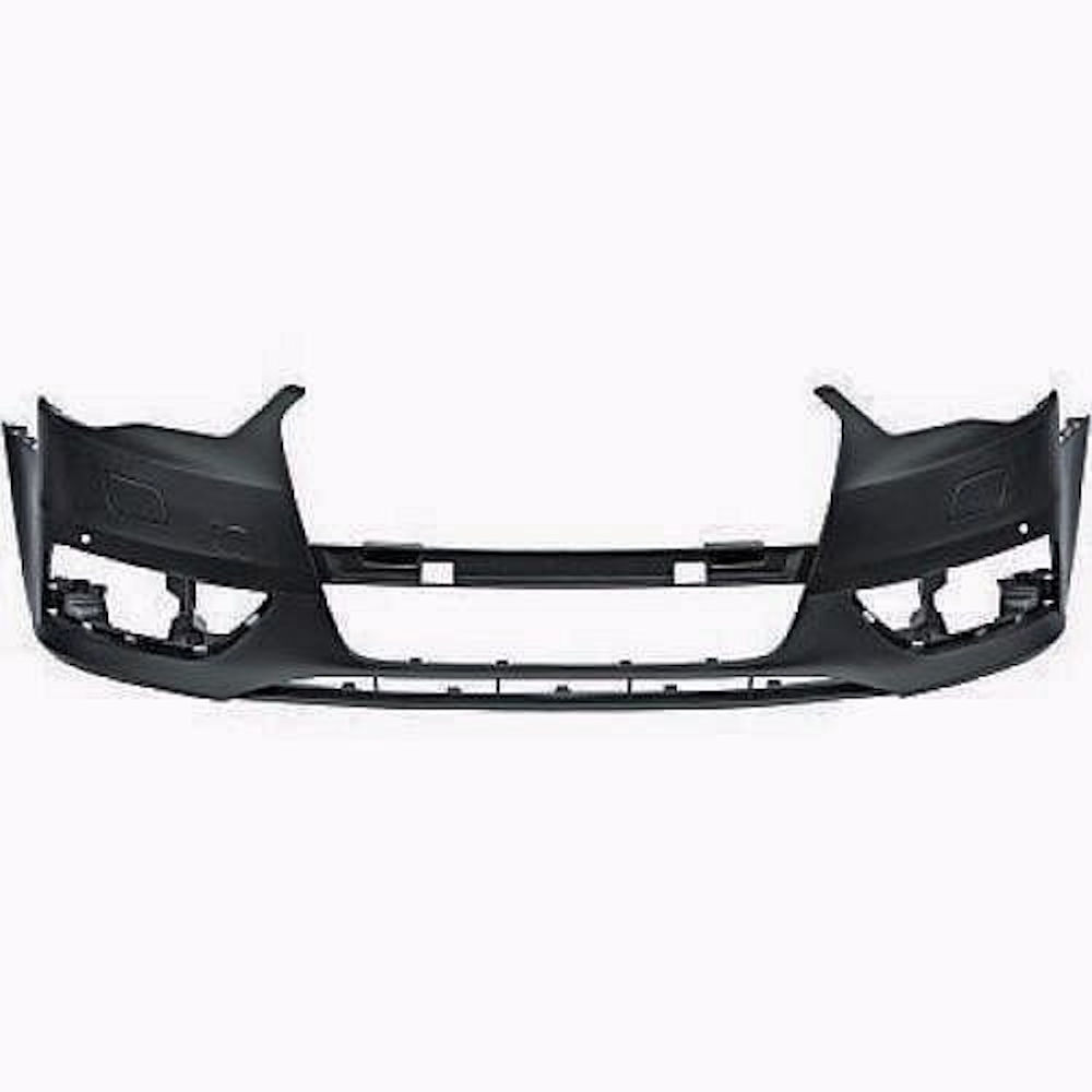 Bara fata Audi A3 (8v), 06.2012- Model Sedan, parte montare, cu 2 gauri pentru senzori de parcare si gauri spalator, 13C10721, Aftermarket