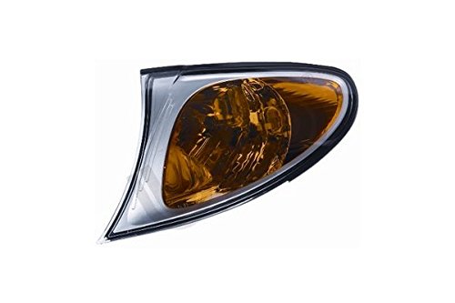 Lampa semnalizare fata Bmw Seria 3 E46 Sedan/Combi, 02-, semnalizator galben , reflector cromat, fara suport bec , omologare ECE , parte Fata, 63137165851, Stanga