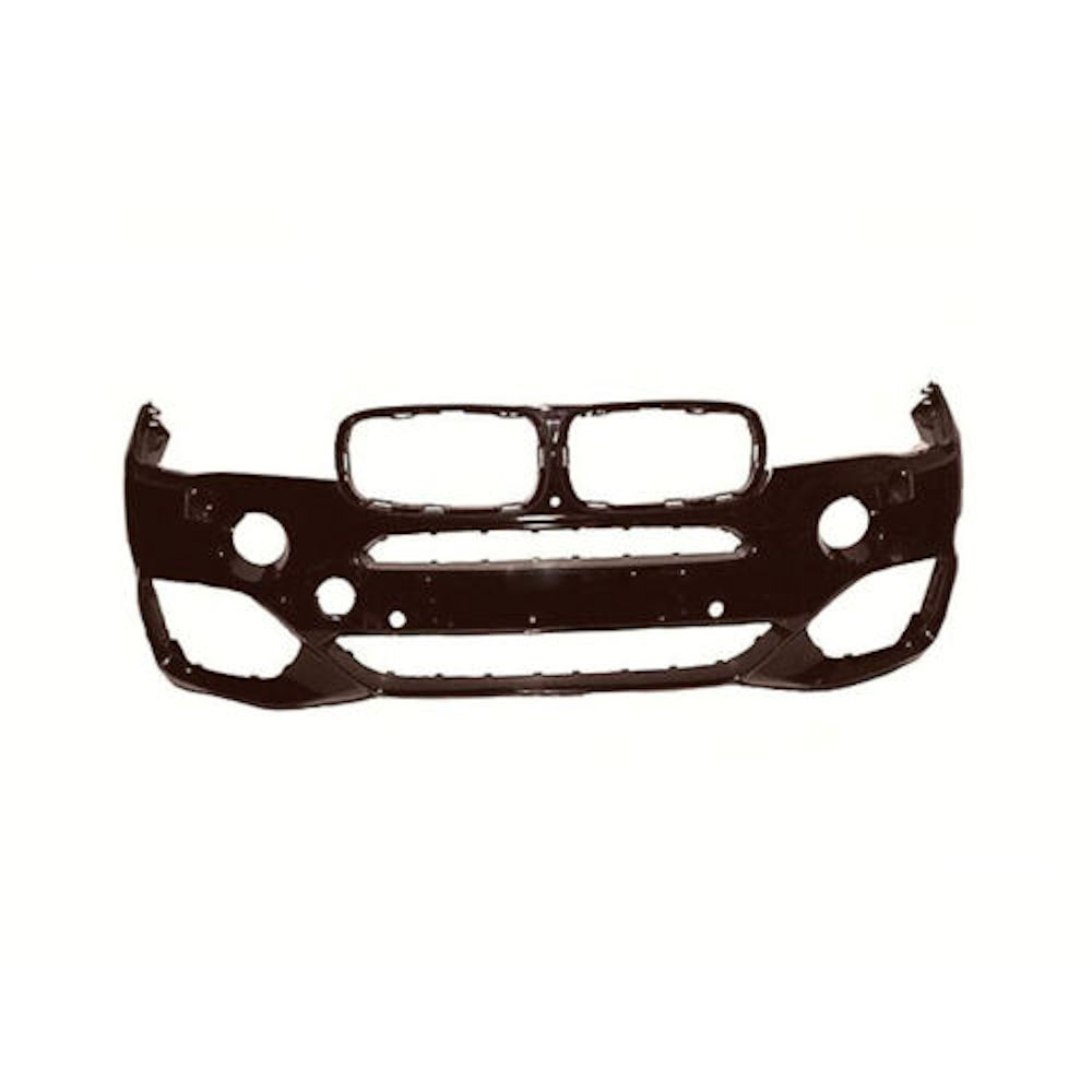 Bara fata Bmw X5 (F15), 10.2013-03.2019, parte montare, grunduita, cu gauri pentru spalator si 4 gauri senzori parcare, 20T107, Aftermarket