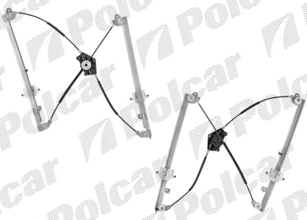 Macara geam fara motoras Citroen C8 (Ea/Eb), 07.2002-, Peugeot 807 (E), 07.2002-, Fata partea Dreapta, Aftermarket