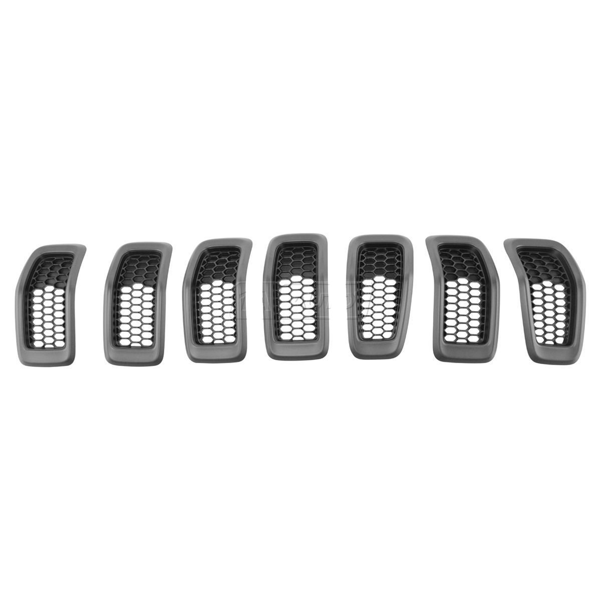 Grila radiator Jeep Cherokee, 09.2013-, Negru/Argintiu, 5RB21XS9AB