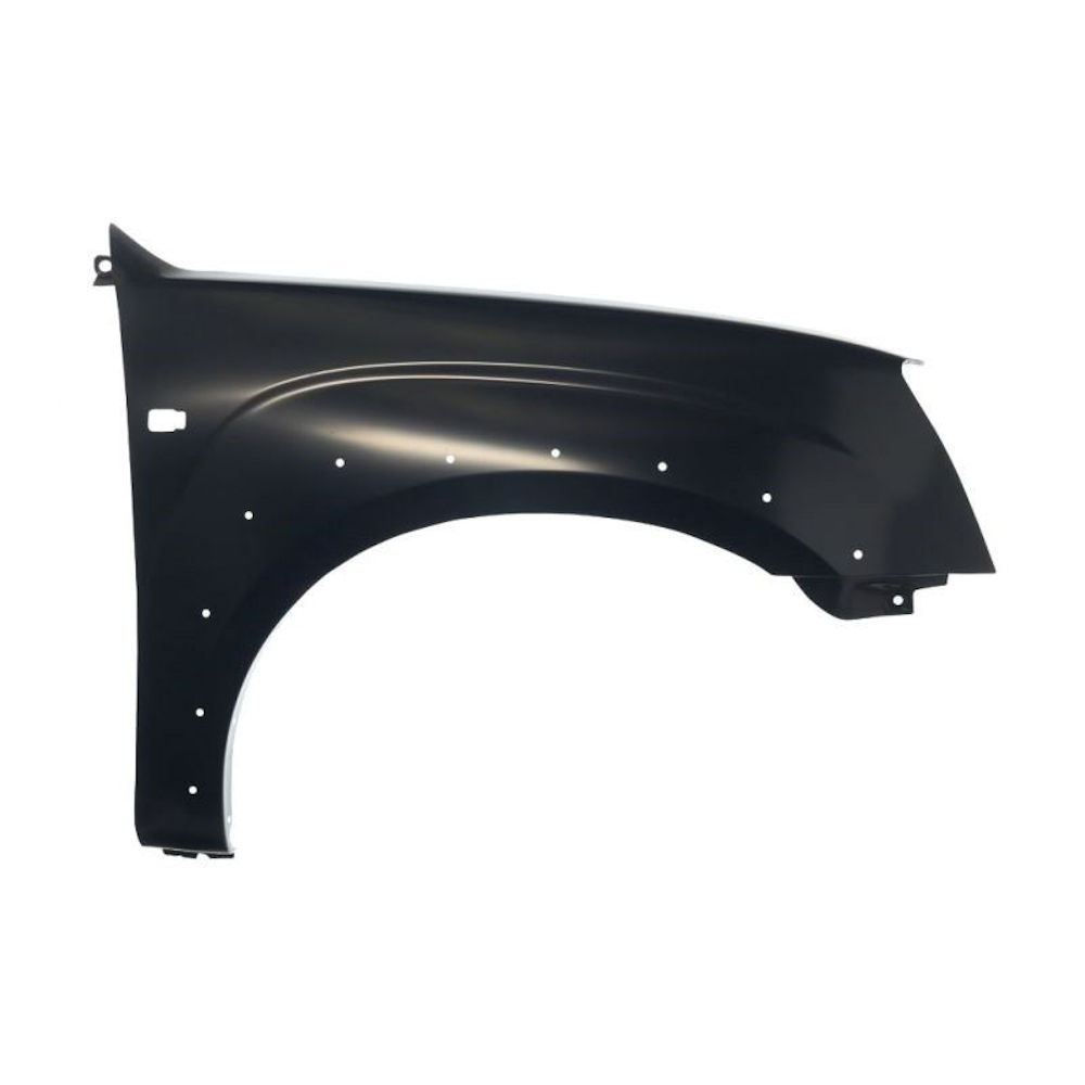 Aripa fata Isuzu D-Max, 11.2006-06.2012, parte montare dreapta, cu gauri pentru ornament, 394002-1, Aftermarket