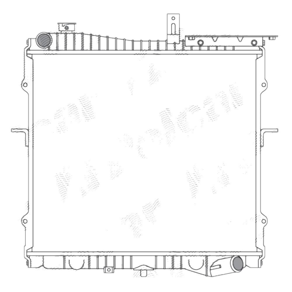 Radiator racire Kia Sportage (K00), 1994-05.2001, Motorizare 2.0 Td 61kw; 2, 2 D 52kw Diesel, tip climatizare Cu/fara AC, cutie Manuala, dimensiune 517x452x39mm, Cu lipire fagure prin brazare, Original