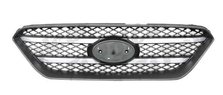 Grila radiator Kia Carens (Un), 05.2006-03.2013, crom/negru, 863901D001, 414805-1