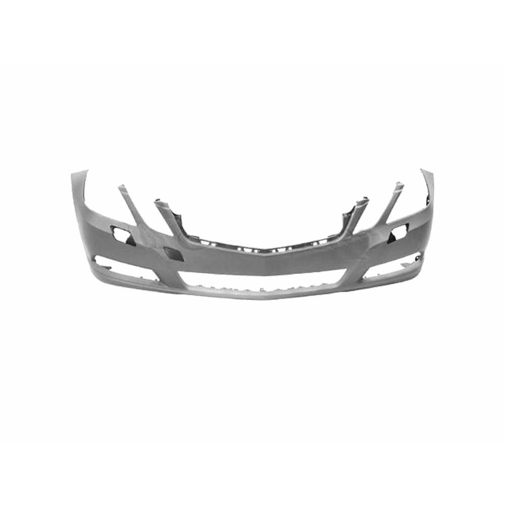 Bara fata Mercedes Clasa E W212 09.2009-02.2013 Model Classic, parte montare grunduita, cu gauri pentru spalator, 50180720J, Aftermarket