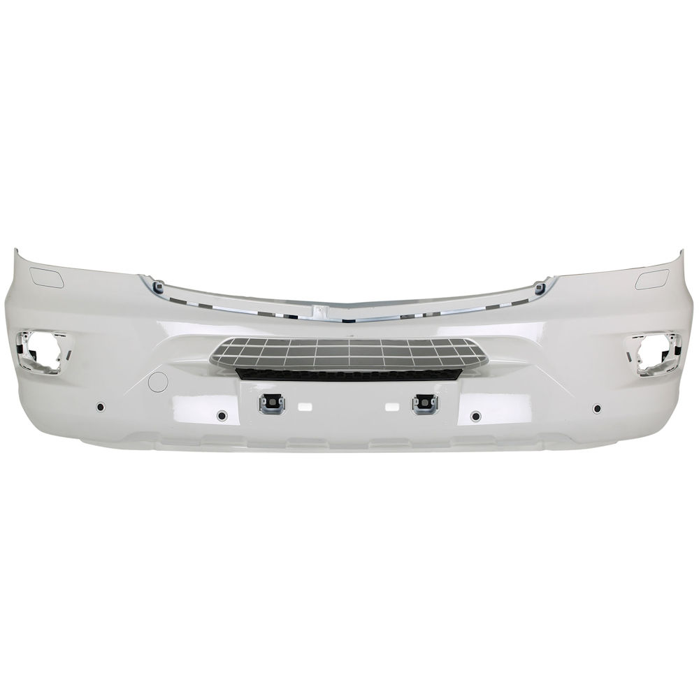 Bara fata Mercedes Sprinter (W906), 10.2013-, parte montare neagra, cu gauri senzori de parcare si proiectoare, spalator, 50N207-2, Aftermarket